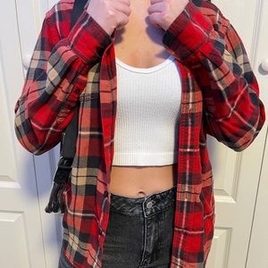 Red/brown flannel in small